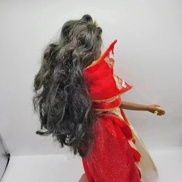 VTG 1987 MATTEL INC. HAPPY HOLLIDAYS BLACK BARBIE DOLL SPECIAL EDITTION RARE - Picture 2 of 16